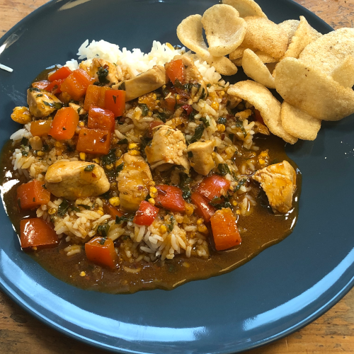 Thai basil red curry - Easy to make flavoursome meal - The Chef's Gardener