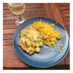 Chicken, grapes and tarragon recipe