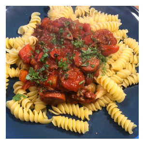 chorizo sauce pasta