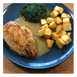 lemon thyme sauce and chicken