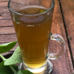 Sweet apple mint tea